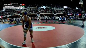 5th Place Match - Trooper Stiles, Malta / Whitewater vs Wesley Cox, Big Sandy