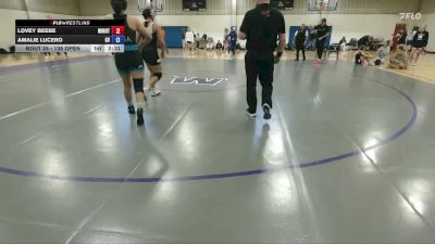 138 Open Champ. Round 1 - Lovey Beebe, Minot State vs Amalie Lucero, Grand View University