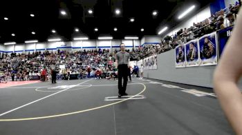 46 lbs Rr Rnd 5 - Cannon Corley, Choctaw Ironman Youth Wrestling vs Bentley Story, Noble Takedown Club