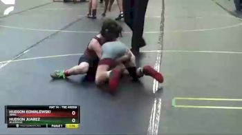 72 lbs Semifinal - Hudson Juarez, Allendale vs Hudson Kowalewski, NBWC