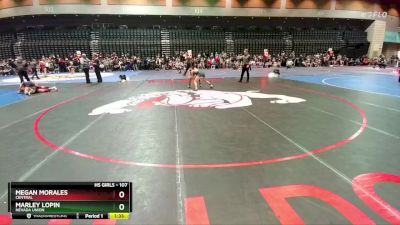 107 lbs Quarterfinal - Marley Lopin, Nevada Union vs Megan Morales, Central