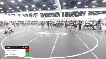 144 lbs Consi Of 8 #2 - Jacob Fernandez, Bonita HS vs Aiden Rios-Ramirez, No Team
