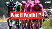 One Got Away. Another Stole The Spotlight. Tour Auvergne-Rhône-Alpes 2026 Stage 2