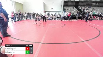 50 lbs Rr Rnd 7 - Carlin Keating, Centurion Wrestling vs Gideon Snyder, Buena/Legal Pain