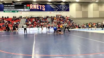 141 lbs Champ. Round 2 - Isaiah Wilson, Washington & Lee vs Alec McLaren, Shenandoah University