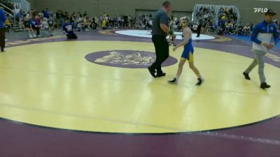 84 lbs Semis (4 Team) - Easton Schutt, STMA (St. Michael/Albertville) vs Rowan Schreifels, Paynesville