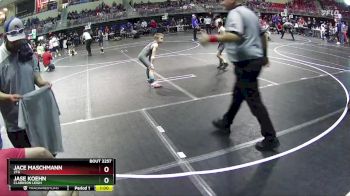 80 lbs Quarterfinal - Jase Koehn, Clarkson Leigh vs Jace Maschmann, 2TG