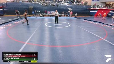 106 lbs Champ. Round 1 - Lymon Jackson, Conroe vs Kinston Stephens, Dallas Jesuit College Prep School