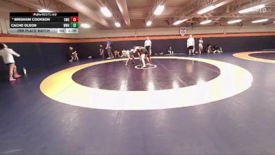 157 lbs 3rd Place Match - Brigham Cookson, Champions Wrestling Club vs Cache Olson, Westlake Wrestling Club