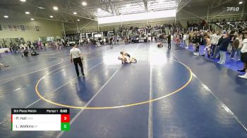 92 lbs 5th Place Match - Liam Watkins, Green River Grapplers vs Preston Hall, Sublime Wrestling Academy