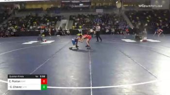 125 lbs Quarterfinal - Chase Poston, Central College vs Cristian Chavez, Luther College
