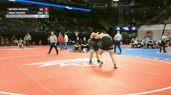 285 Class 4 lbs Quarterfinal - Brysen Wessell, Jackson vs Noah Cooper, Staley
