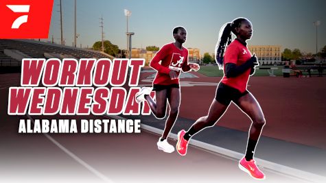 University of Alabama Distance Squad Runs INTENSE Threshold Session | Workout Wednesday
