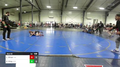 72 lbs Rr Rnd 2 - Liam Oliver, The Storm Wrestling Center vs Kramer King, Level Up Wrestling Center