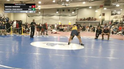 126 lbs Consolation - Brooke Whedbee, Carver vs Yaritza Cruz-Bravo, Mount Everett