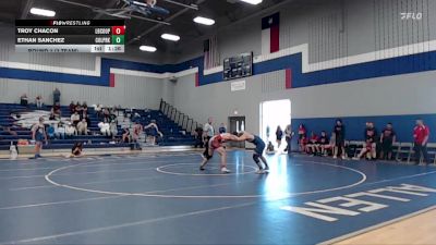 190 lbs Round 1 (3 Team) - Ethan Sanchez, Conroe Woodlands College Park vs Troy Chacon, Lubbock Cooper