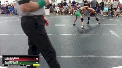 88 lbs Round 2 (4 Team) - Luca Donello, Pursuit WA vs Elias Luciano, Moser`s Mat Monster