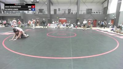 U16 FK - 165 lbs Semis - Olympus Jones, Peninsula Wrestling Club vs Cole Schumacher, Bear Claw Wrestling Club- Maple Valley Jr Wrestling