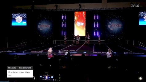 Precision cheer time - Day 1 [2023 Cheetahs Senior Level 3] 2023 Battle in Branson Nationals