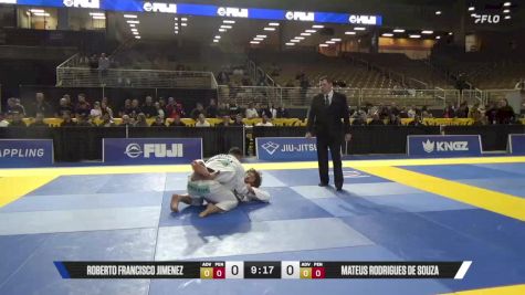 Mateus Rodrigues De Souza vs Roberto Francisco Jimenez 2025 Pan Jiu Jitsu IBJJF Championship