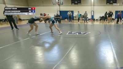 138 Open Cons. Round 2 - Lillian Hagemann, Southeast CC vs Destiny Krum, Iowa Central Community College