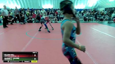 72 lbs Round 2 (8 Team) - Barrett Moore, Donahue WA vs Elijah Hill, Backyard Brawlers