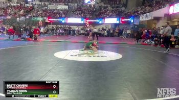 AA - 145 lbs Champ. Round 1 - Teagan Dixon, Great Falls CMR vs Brett Chivers, Flathead (Kalispell)