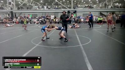 56 lbs Round 1 (4 Team) - Lincoln Scicchitano, Buffalo Valley WC vs Sawyer Oakes, Revival