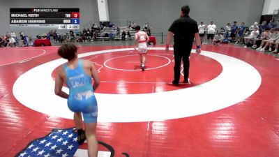126 lbs Michael Keith, Team Wyoming Black vs Adarein Hawkins, Missouri