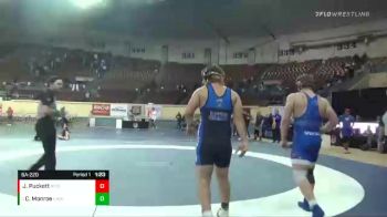 6A-220 lbs Quarterfinal - Cory Monroe, Choctaw vs Jack Puckett, Bixby