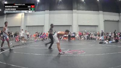 140 lbs Round 7 (8 Team) - Caleb Kosko, Mat Assassins vs Jeremiah Hayes, Backyard Brawlers Gold