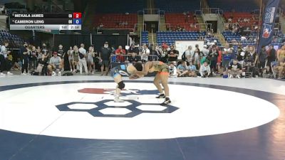 125 lbs Quarters - Me'kala James, California vs Cameron Leng, Ohio