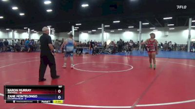 187 lbs Semis & 3rd Wb (16 Team) - Baron Murray, Arkansas vs Zane Montelongo, Colorado Blue