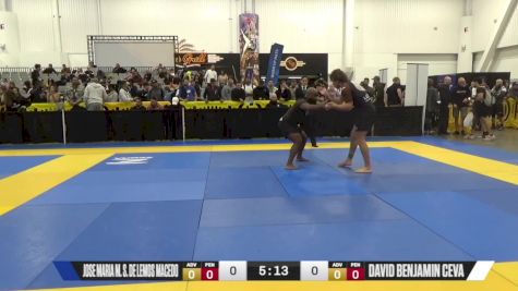 David Benjamin Ceva vs Jose Maria M. S. De Lemos Macedo 2024 World IBJJF Jiu-Jitsu No-Gi Championship