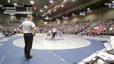 2A 132 lbs Champ. Round 1 - Kolter Kelly, Millard vs Josh Waller, Parowan