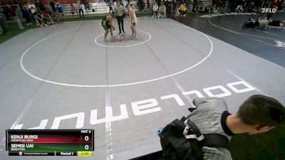 285 lbs Cons. Round 1 - Semisi Uai, Brighton vs Kenji Burgi, Mountain View