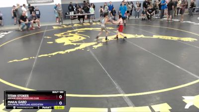 53 lbs Round 2 - Titan Stokes, Anchor Kings Wrestling Club vs Makai Garo, Avalanche Wrestling Association