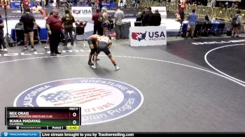 138 lbs Cons. Round 5 - Ikaika Madayag, California vs Rex Orais, Swamp Monsters Wrestling Club