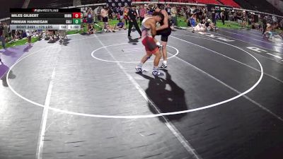 175 lbs 5th Place Match - Finnian Hannegan, California vs Miles Gilbert, Hawaii