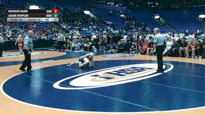 157 lbs Finals (8 Team) - Adam Staples, Dixon (H.S.) vs Hudson Babb, Gibson City (G.C.-Melvin-Sibley)