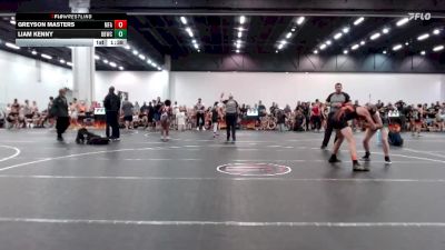 113 lbs Round 2 (4 Team) - Liam Kenny, Bulloch Bandits Wrestling Club vs Greyson Masters, MF Army