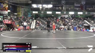 56 lbs 7th Place Match - Dalton Howell, OH vs Curry Campbell, MI