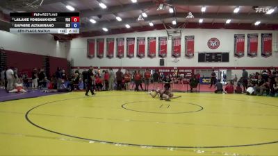 117 lbs 5th Place Match - Lailanie Vongnakhone, Fresno City College vs Saphire Altamirano, Skyline College