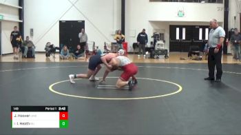 149 lbs Cons. Round 5 - Ian Heath, Marian University (IN) vs Jackson Hoover, Indianapolis