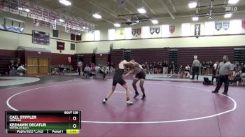 JV-13 lbs Semifinal - Cael Stiffler, Linn-Mar vs Keshawn Decatur, Waterloo East