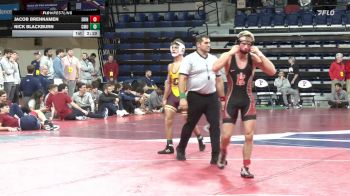 141 lbs 3rd Place - Jacob Brennamen, Edinboro vs Nick Blackburn, Central Michigan