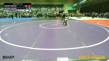 46 lbs Round Of 16 - Vincent Jimenez, Rising Sun Wrestling Club vs Michael Guiang, Turlock Wrestling