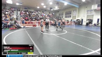 106 lbs Cons. Round 2 - Johnny Hinckley, Yucaipa vs Dan Le, Vista Del Lago