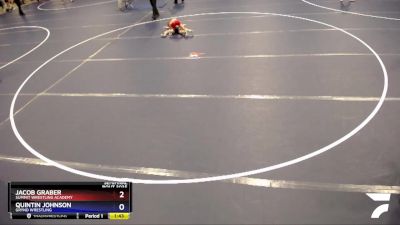 58 lbs Semifinal - Jacob Graber, Summit Wrestling Academy vs Quintin Johnson, Grynd Wrestling