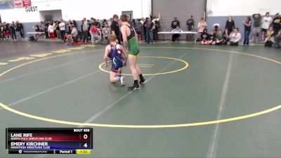 120 lbs Semifinal - Emery Kirchner, Marathon Wrestling Club vs Lane Rife, North Pole Wrestling Club